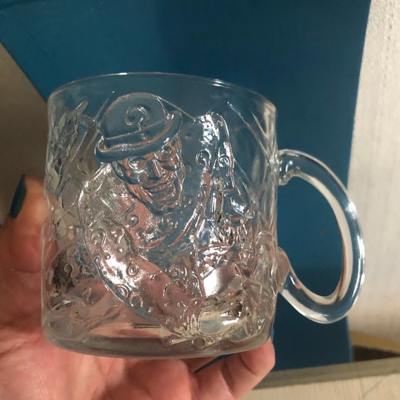 Vintage McDonalds The Riddler Glass Mug